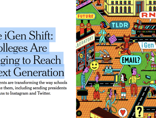 Kraft Comm Classes featured in New York Times